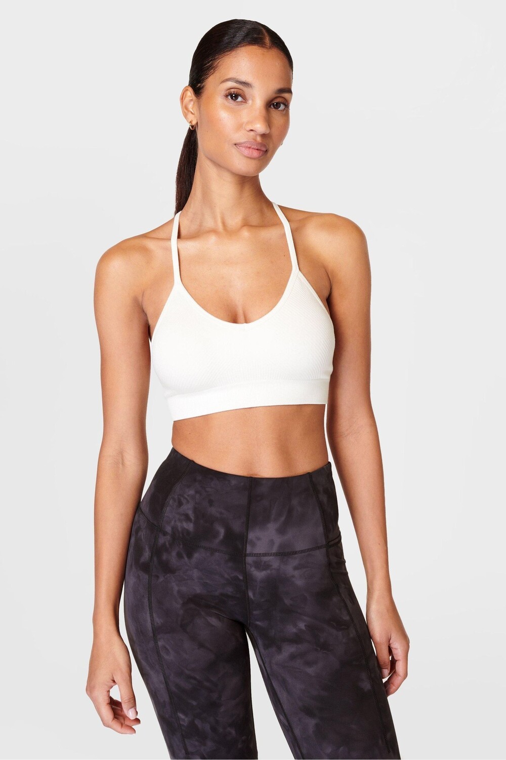 

Бесшовный бюстгальтер для йоги Mindful Flex Sweaty Betty, белый