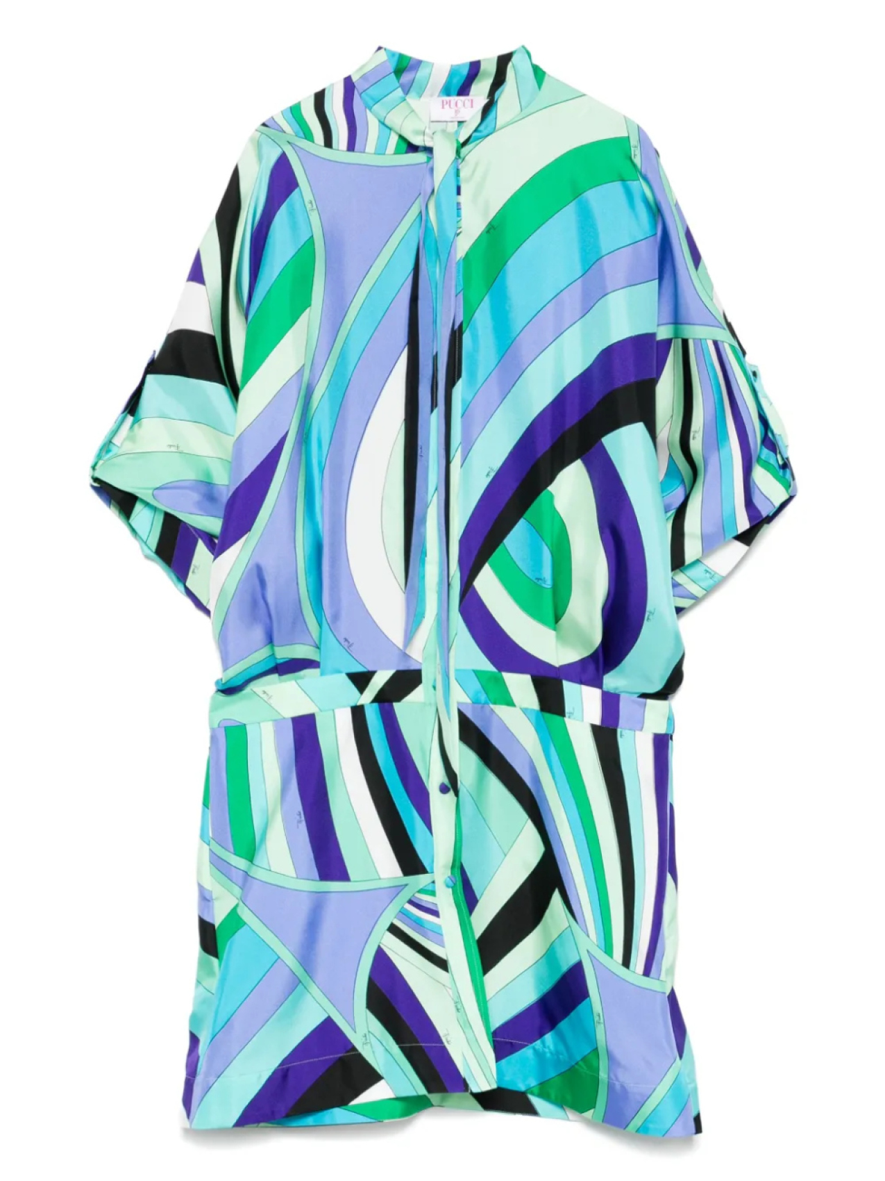 

PUCCI платье с абстрактным узором, зеленый