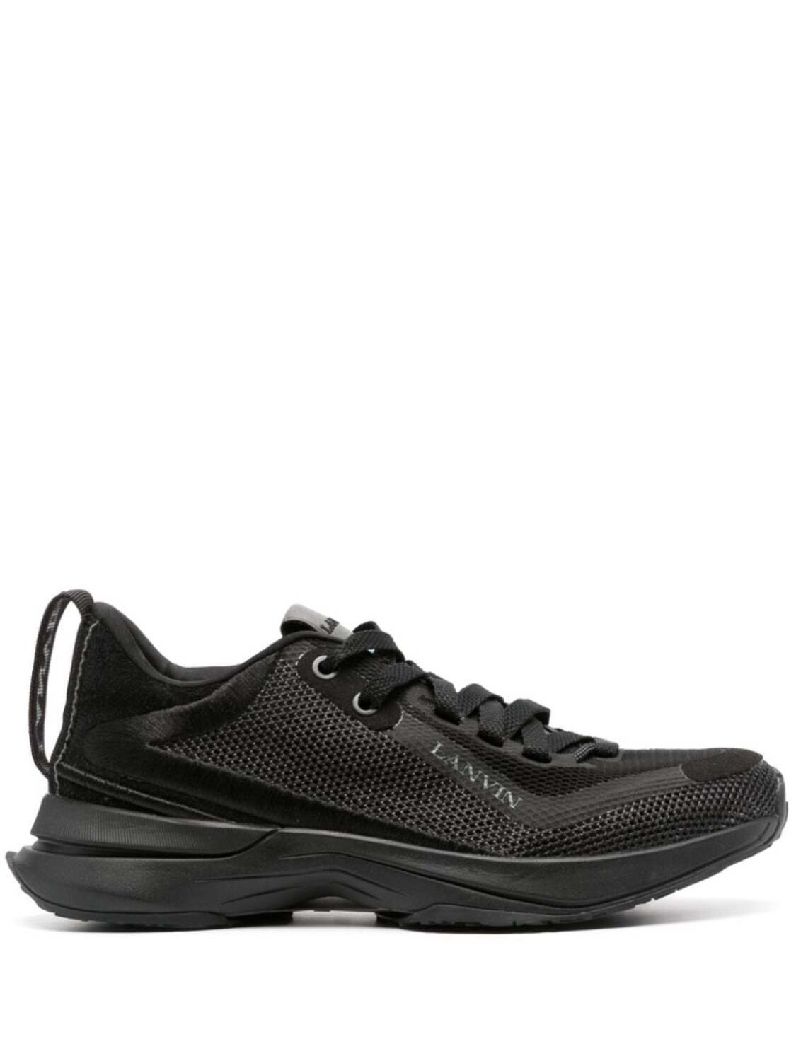 

Кроссовки Lanvin Mesh With Logo, черный