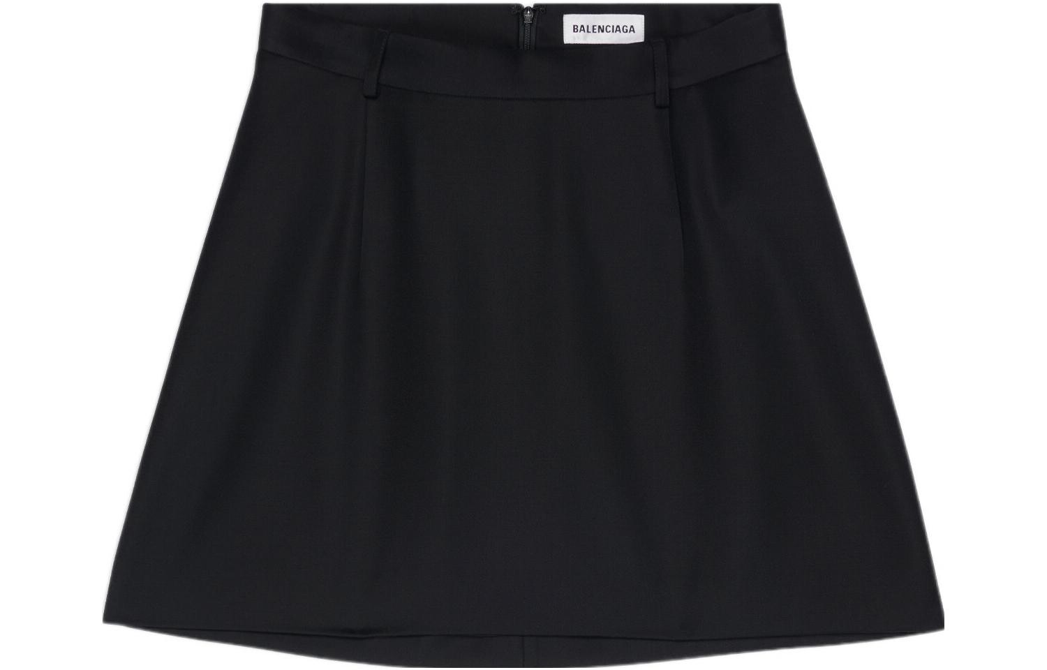 

Юбка женская Balenciaga Virgin Wool, черный