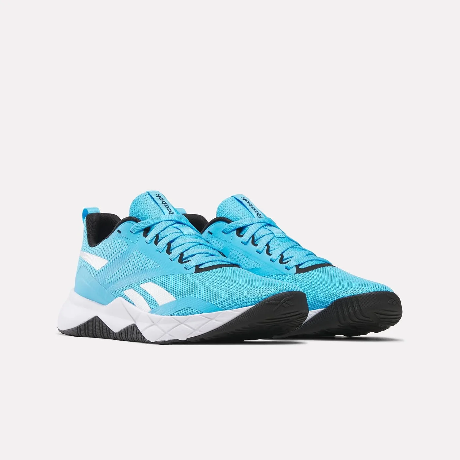 Мужские кроссовки Reebok NFX, белый/черный/голубой — фото 2