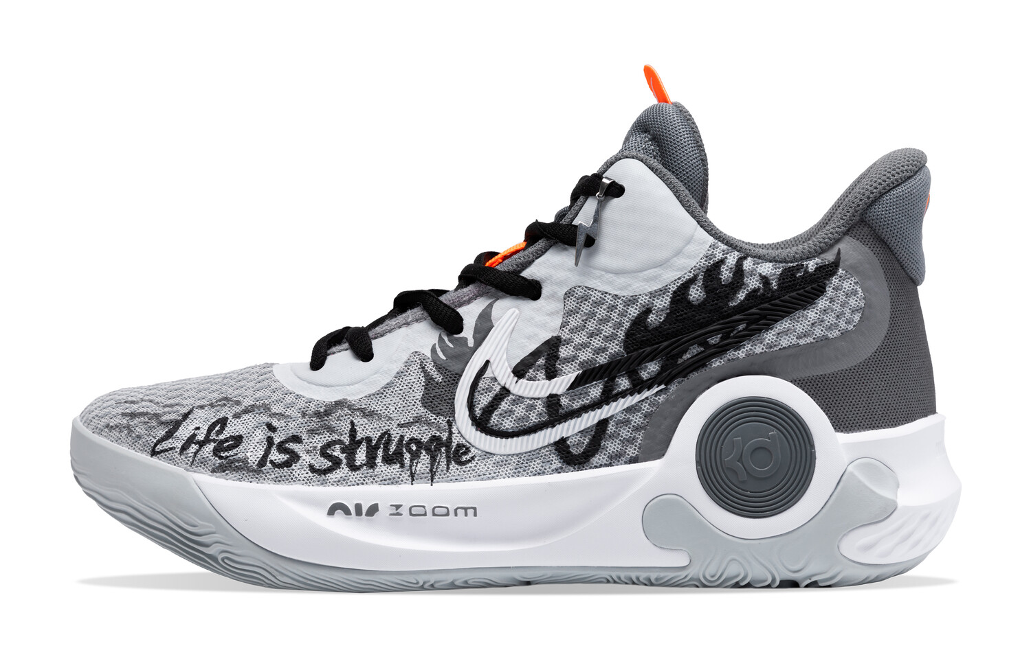

Баскетбольные кроссовки KD Trey 5 IX Basketball Shoes Unisex Mid-Top Black Gray Nike