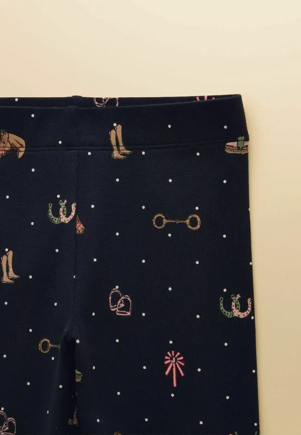 Леггинсы брюки Joules, Navy Tictac Horse — фото 3