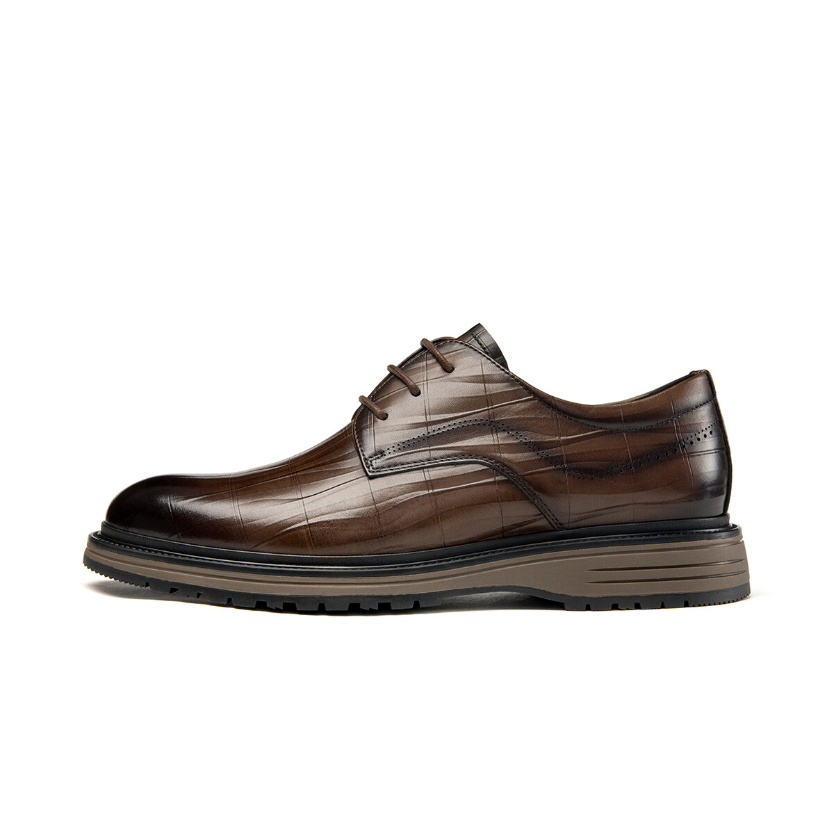 

Туфли Men"s Casual Men Low-Top Dark Brown Aokang