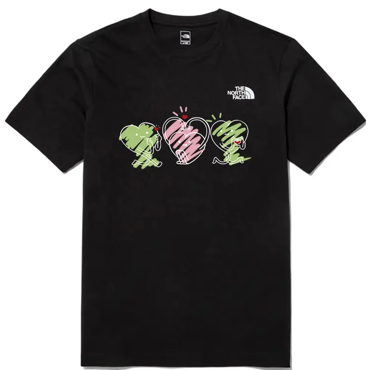 

Футболка унисекс черная The North Face, черный