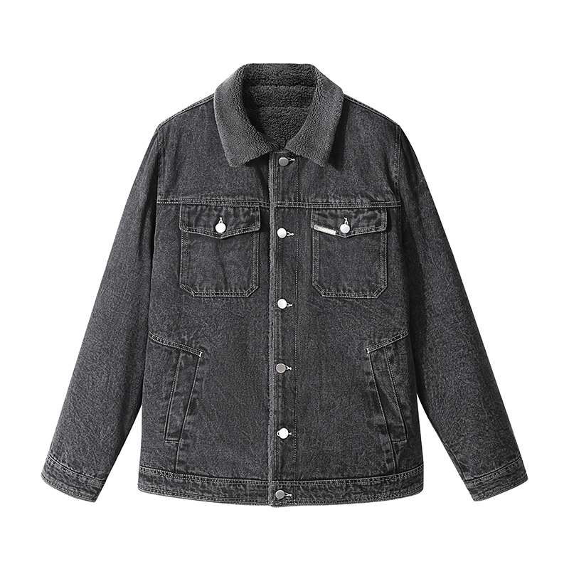 

Пуховик Unisex Lapel Thickened LISENPOK, светло-серый