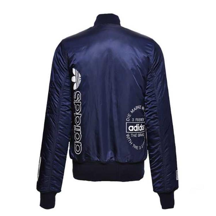 Adidas Originals Пуховик мужской синий — фото 4