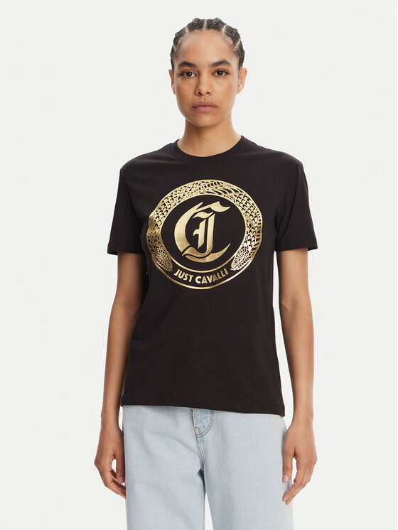 

Футболка обычного кроя 78PAHT01 Just Cavalli, черный