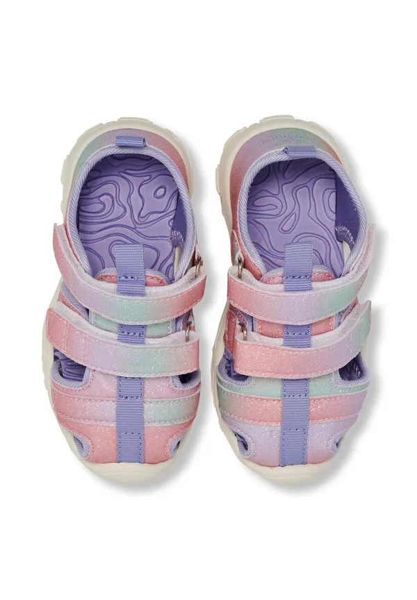 Детские сандалии для ходьбы на липучках Hummel, Multi Color Pink — фото 3