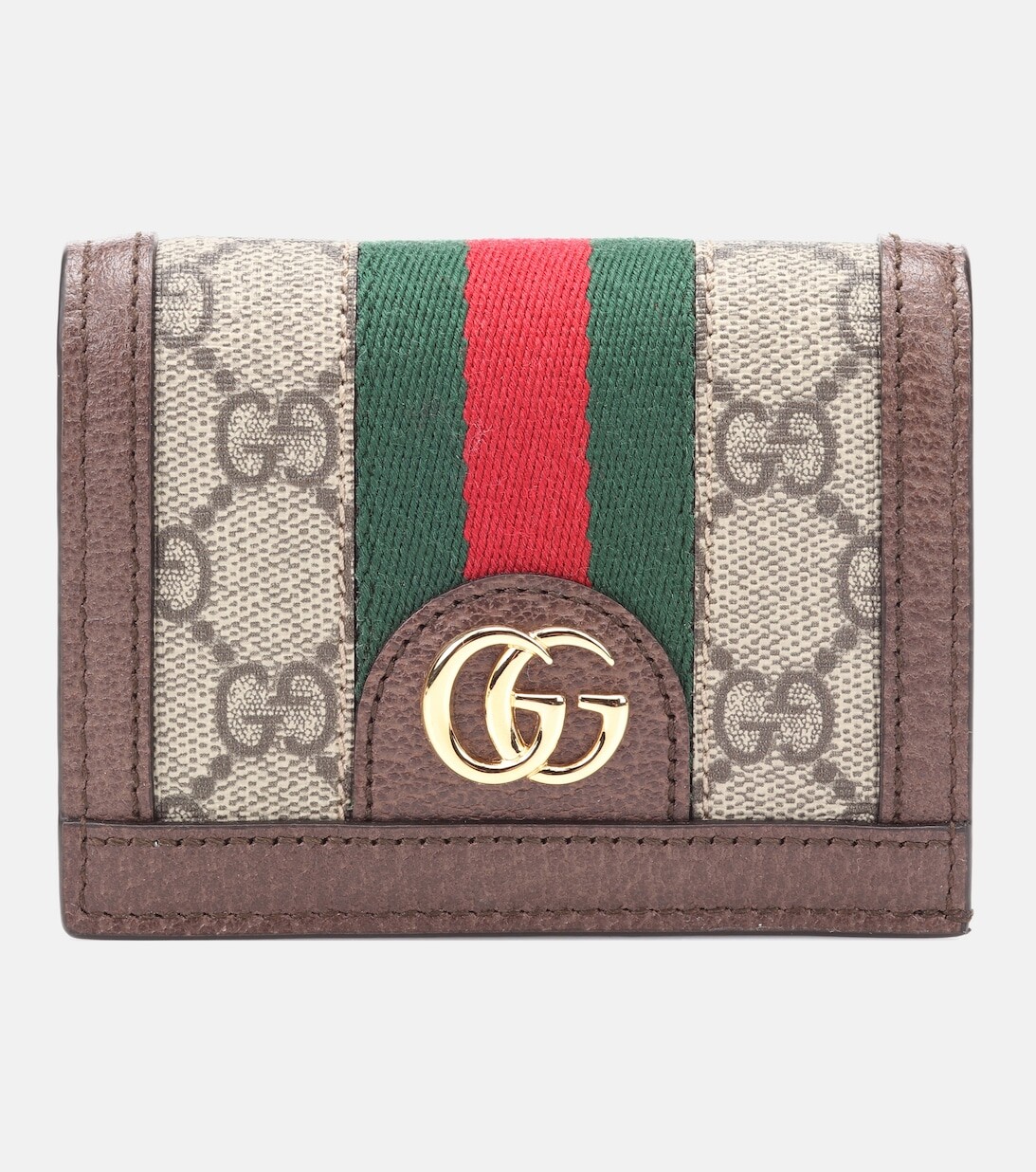 

Кожаный кошелек Ophidia GG Gucci, коричневый