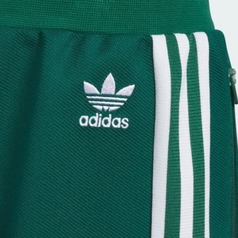 Adidas Originals Детские вязаные спортивные штаны forest green — фото 4