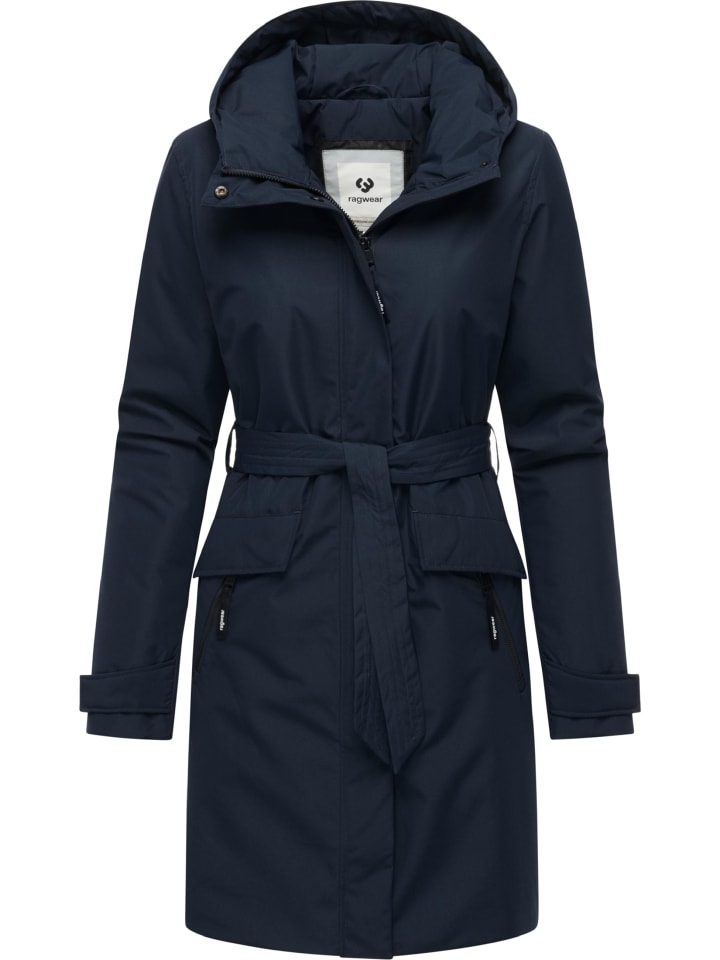 

Ragwear Темно-синее короткое пальто Horatia Warm YOUMODO