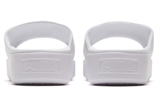 Тапочки platform slide 'white' Puma, белый — фото 4