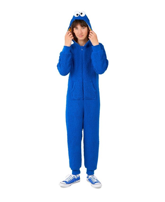 

Комбинезон на молнии для больших мальчиков Cookie Monster OppoSuits, синий