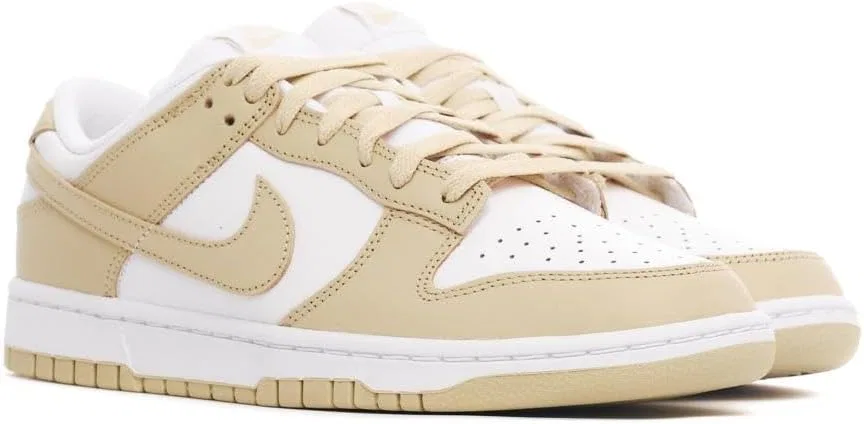 Кроссовки мужские Nike Dunk Low, цвет White Gold Team White — фото 2