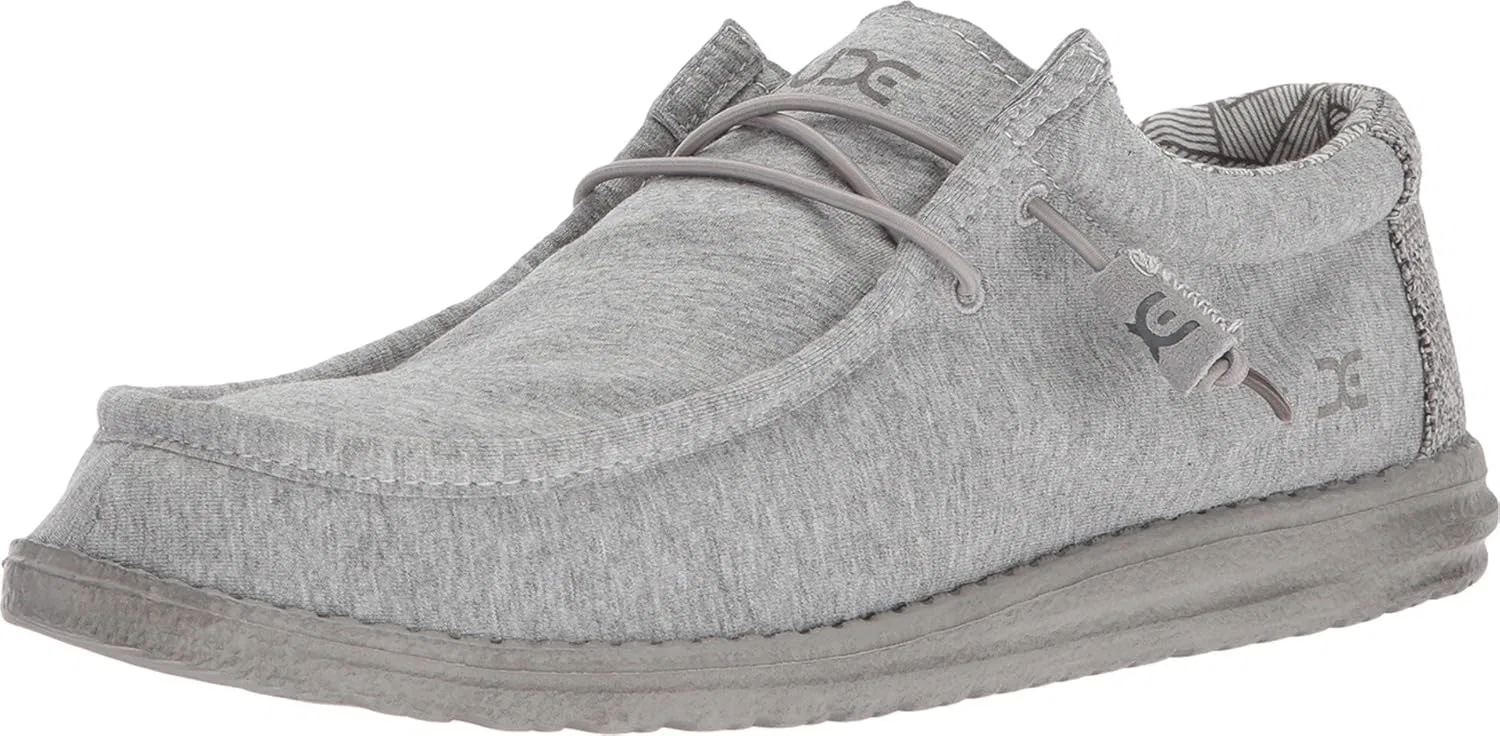 Лоферы мужские из замши HEYDUDE, Fleece Grey