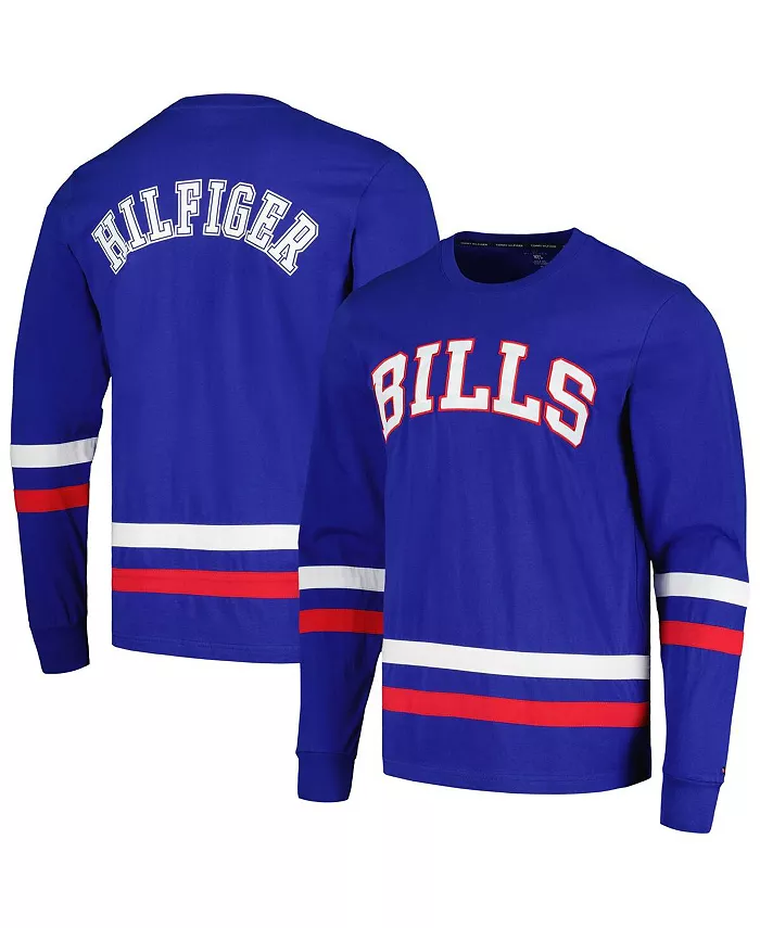 

Мужская футболка с длинным рукавом Royal, Red Buffalo Bills Nolan Tommy Hilfiger