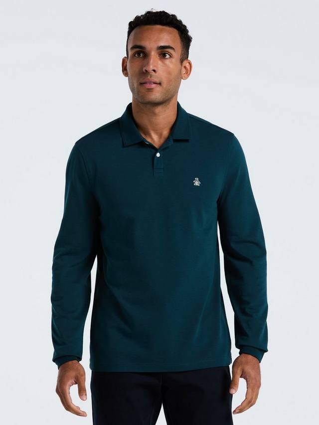 

Хлопковая поло с длинными рукавами Original Penguin, Reflecting Pond