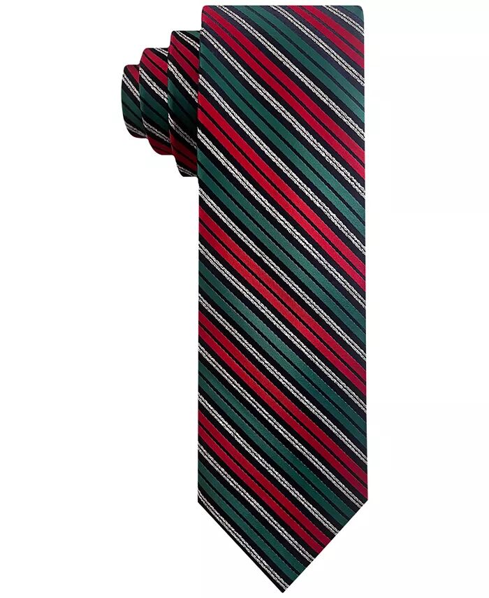 

Мужской галстук в полоску Candy Cane Hallmark Holiday Traditions, синий