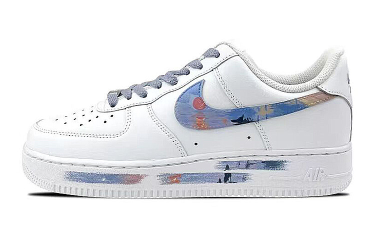 

Кроссовки Nike Air Force 1 Skateboard Shoes Men Low-Top White Blue, Белый, Кроссовки Nike Air Force 1 Skateboard Shoes Men Low-Top White Blue