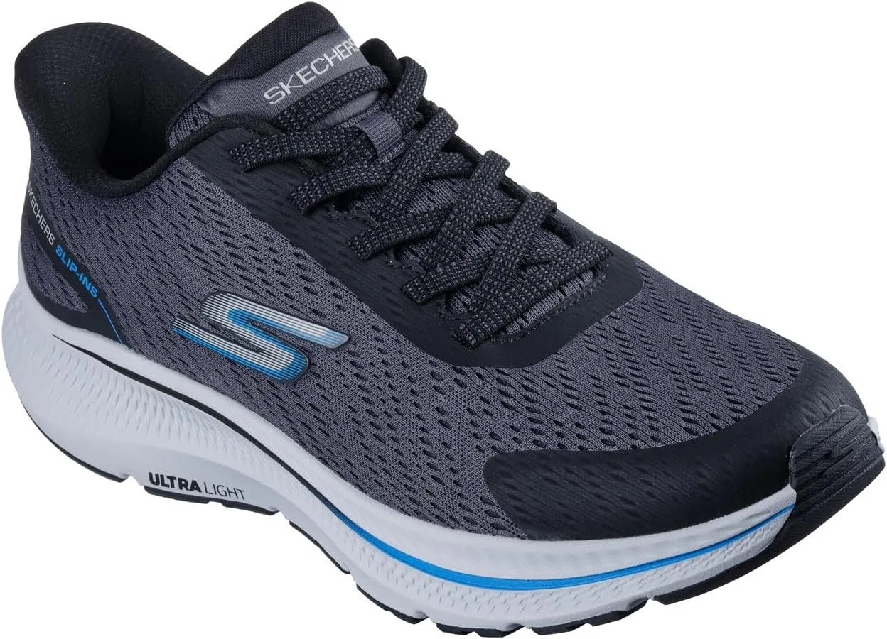 Мужские кроссовки Skechers Go Run Consistent 2.0 Worldview, Charcoal And Black Textile