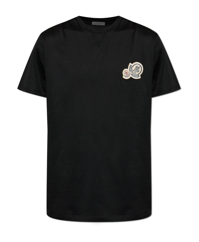 

Футболка с логотипом Moncler, черный