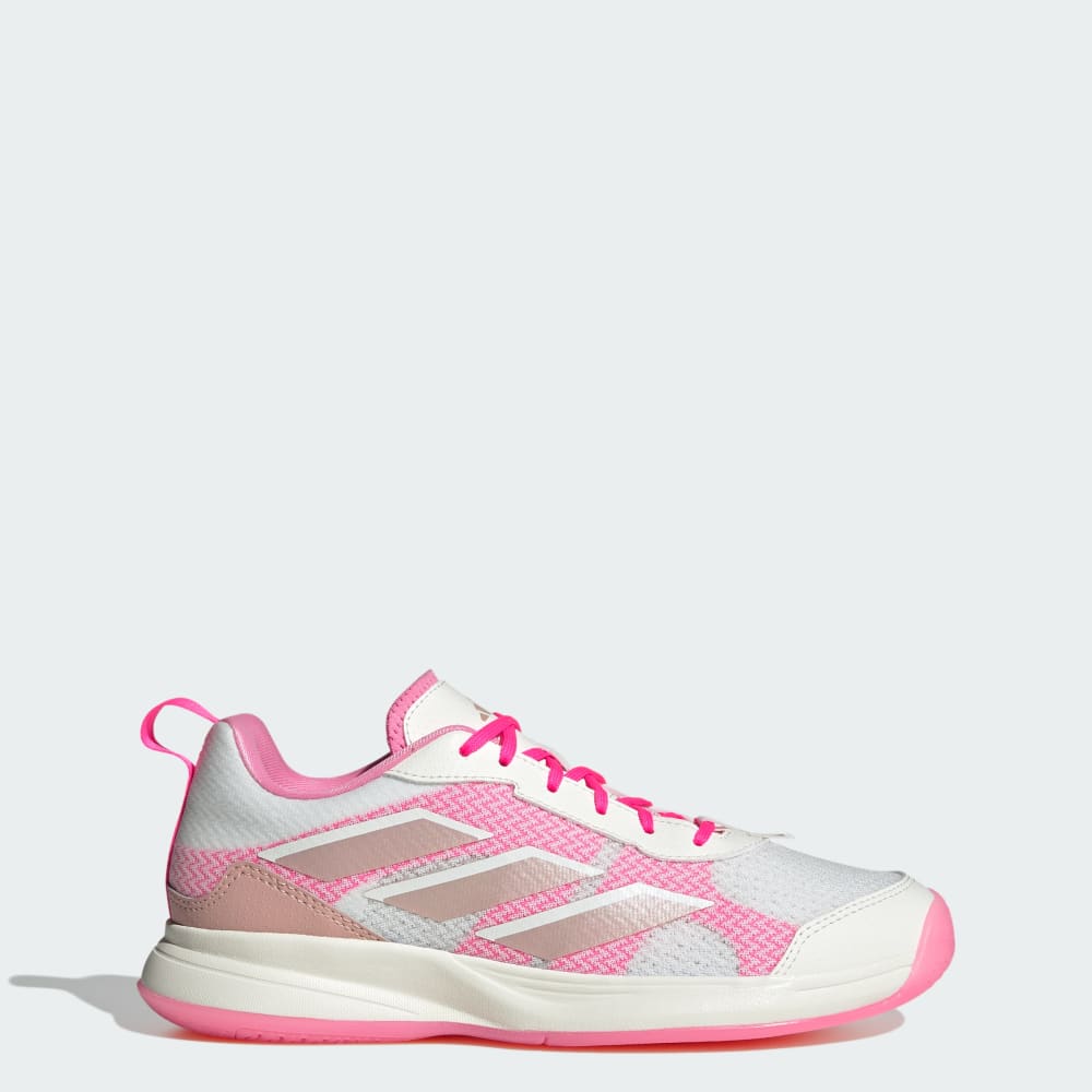 Кроссовки Adidas Avaflash Low Tennis Shoes, цвет Core White/Silver Metallic/Lucid Pink