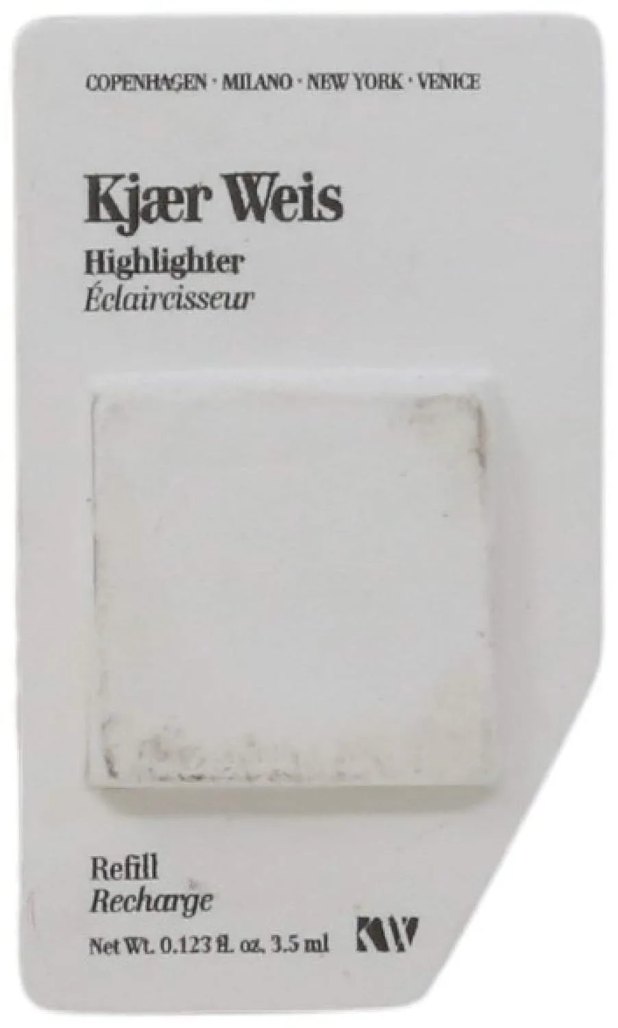 Kjaer Weis Iconic Cream Glow - Палитра кремовых хайлайтеров для щек, носа и бровей - Идеально подходит для контурирования - Не тестируется на животных, экологически чистая косметика 3,5 мл (1 шт.) Kjær Weis, Ravishing Highlighter