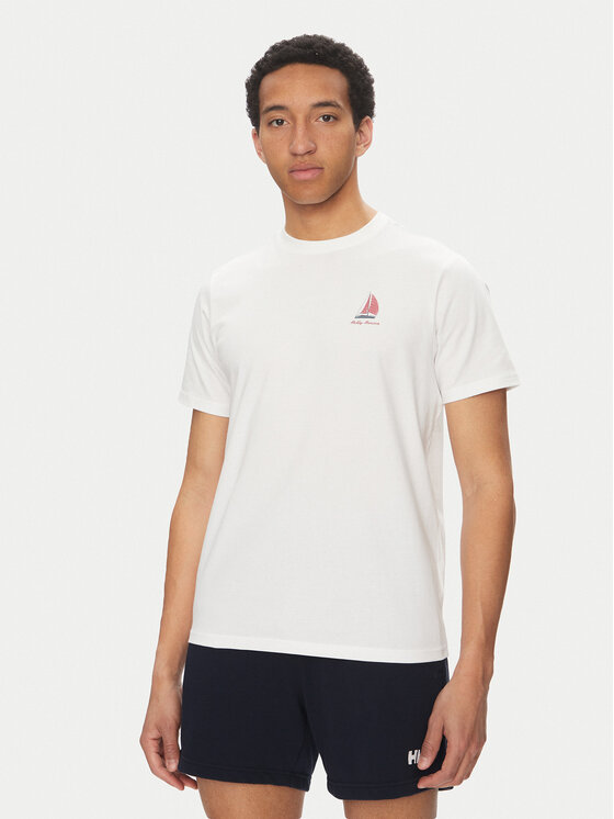 

Футболка обычного кроя Shoreline 54601 Helly Hansen, белый