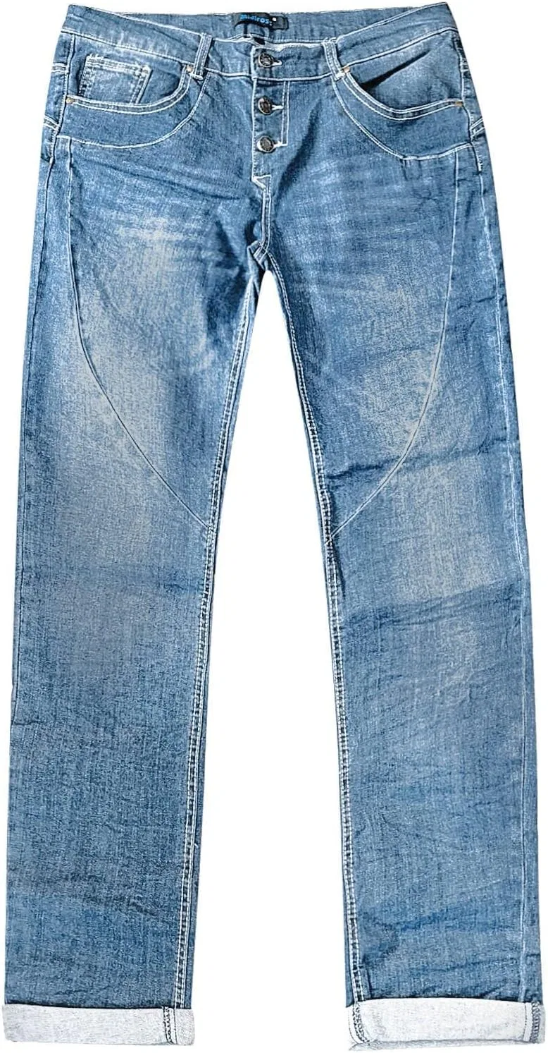 Джинсы свободные, Jeans, синие — фото 4