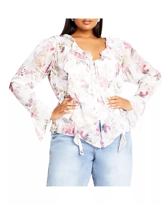 

Топ Plus Size Sweet Nothings CITY CHIC, белый