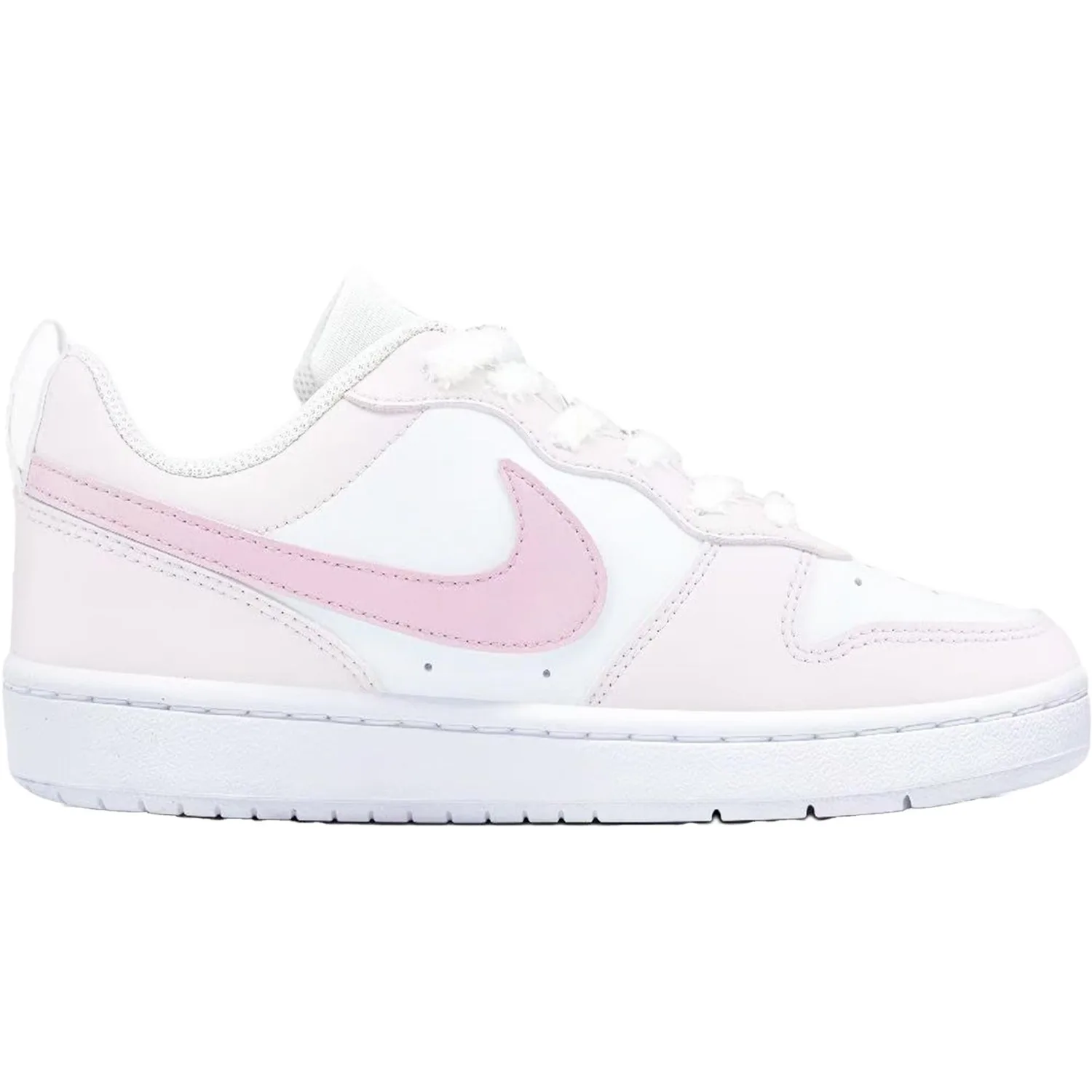 Nike Кроссовки для скейтбординга Court Borough Light Pink Paw из синтетической кожи с амортизацией, износостойкие, низкие, розовые, унисекс — фото 3