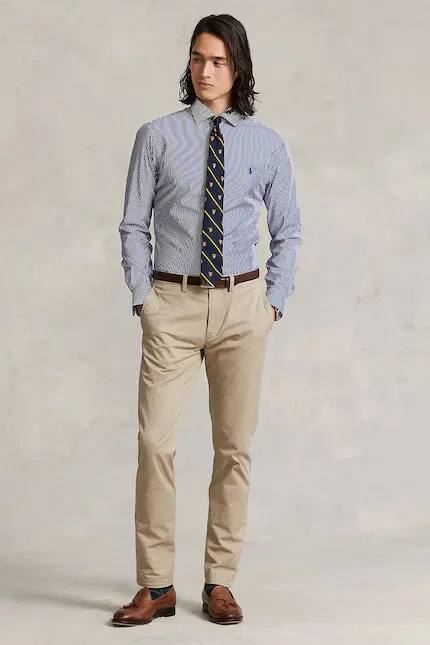 Рубашка с узором Polo Ralph Lauren, белый — фото 3