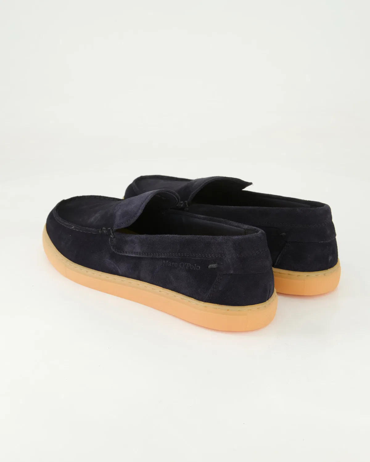 Слипперы из велюра Marc O'Polo Shoes, синий — фото 3