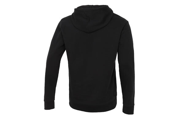 Толстовка adidas originals Casual Sports Gold hooded Pullover Black, черный — фото 2