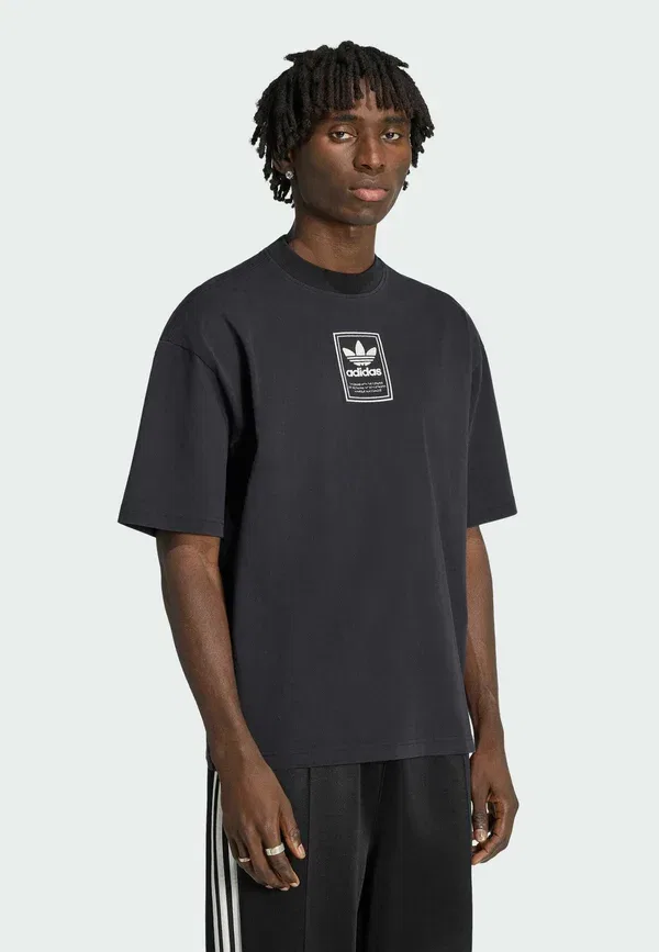 Футболка Adidas Originals Elevated gfx tee print, черный