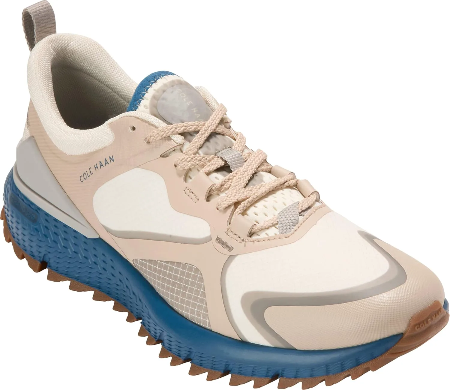 Мужские кроссовки Cole Haan Zerogrand Overtake 2.0 для гольфа, слоновая кость/темно-синий — фото 4
