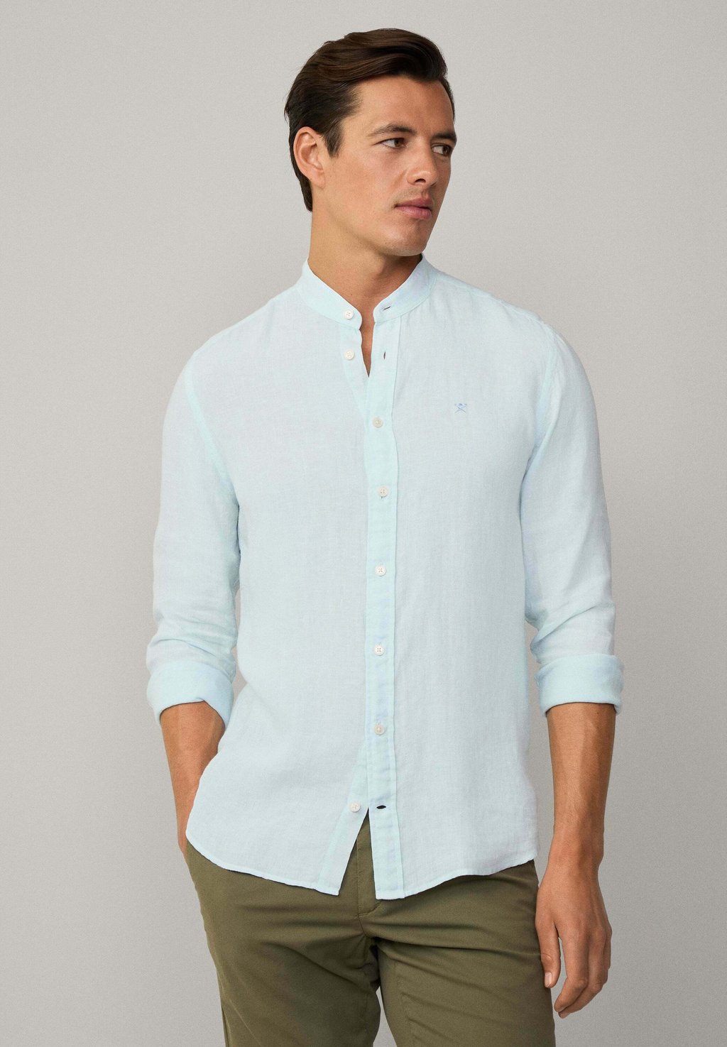 

Рубашка Hackett London, светло-голубой