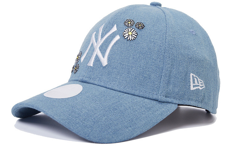 

New Era Хлопковая бейсболка унисекс джинсового синего цвета, Denim Blue