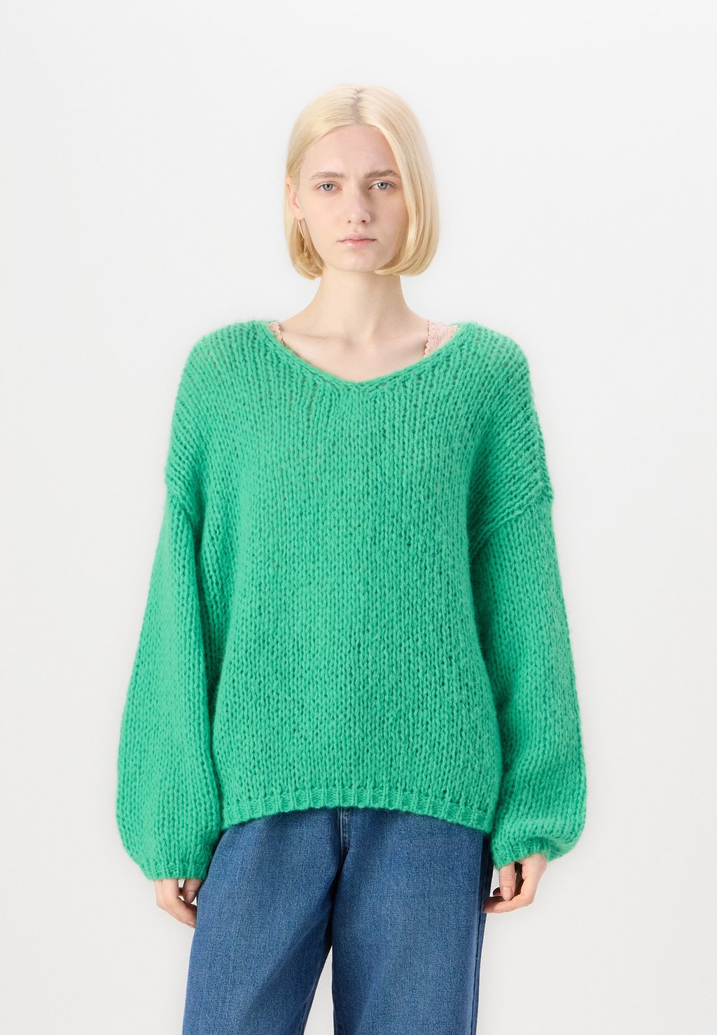 

Джемпер VMADA V NECK Vero Moda, зеленый