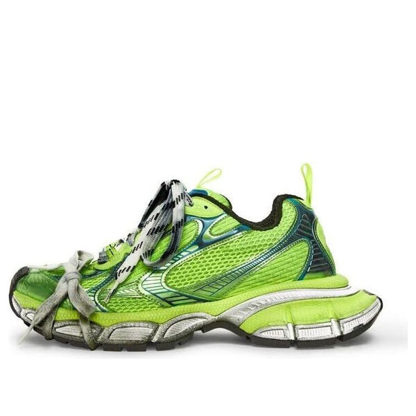 

Кроссовки 3xl sneakers 'fluorescent green mesh and polyurethane' Balenciaga, зеленый