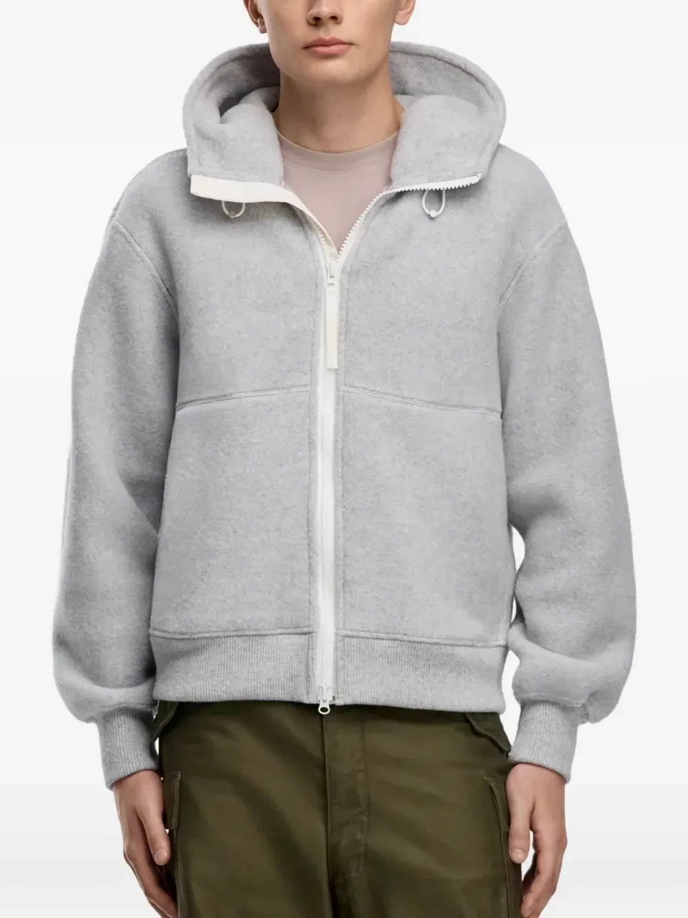 Худи на молнии Canada Goose, серый — фото 3