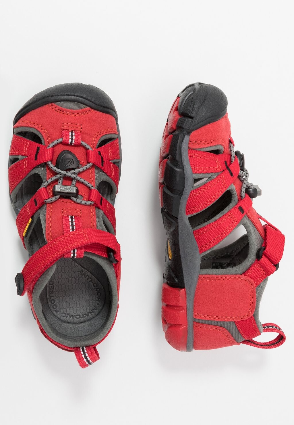 

Трекинговые сандалии Seacamp Ii Cnx Keen, цвет racing red/gargoyle
