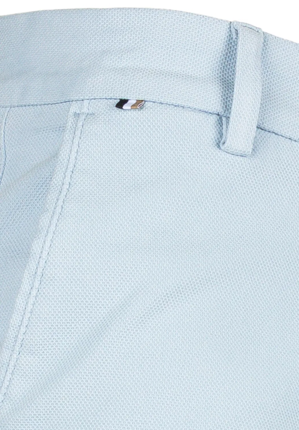 Шорты-чиносы Boss Slim fit H-Kane светло-голубого цвета — фото 3