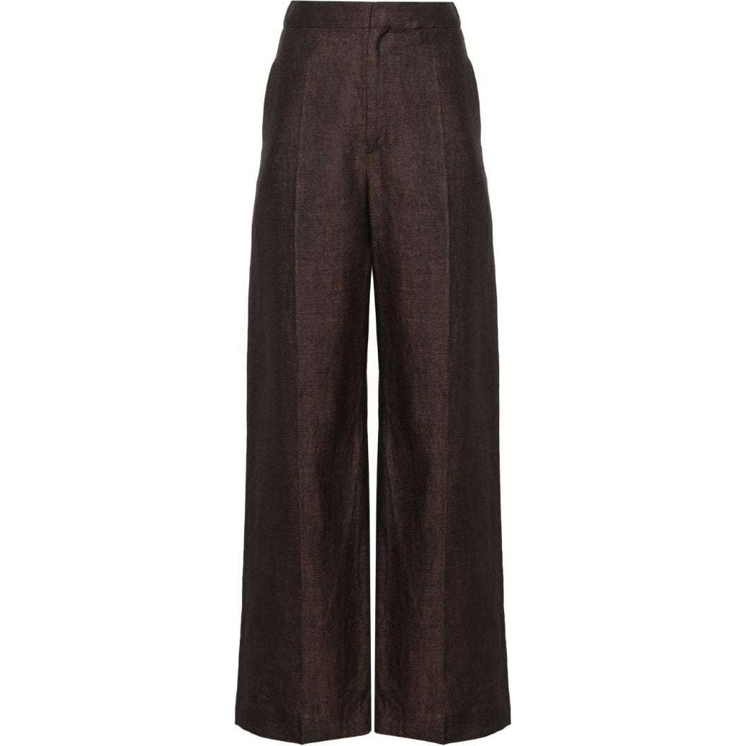 

Повседневные брюки женские кофейные Loewe