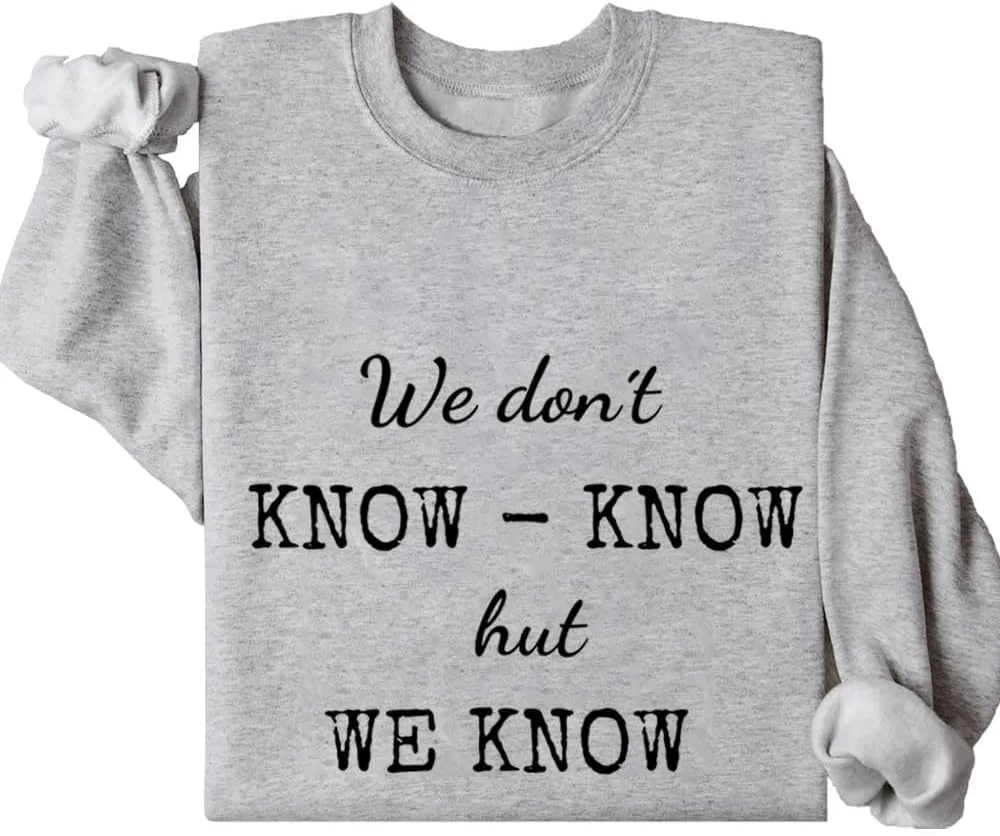 

Толстовка We Don't Know But We Know с капюшоном Relliot