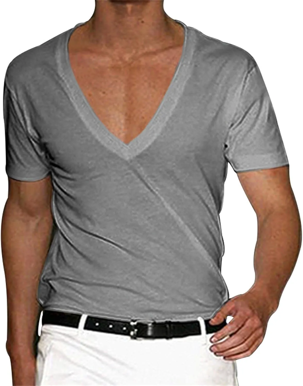 

Мужская майка с глубоким V-вырезом для тренировок YSERB