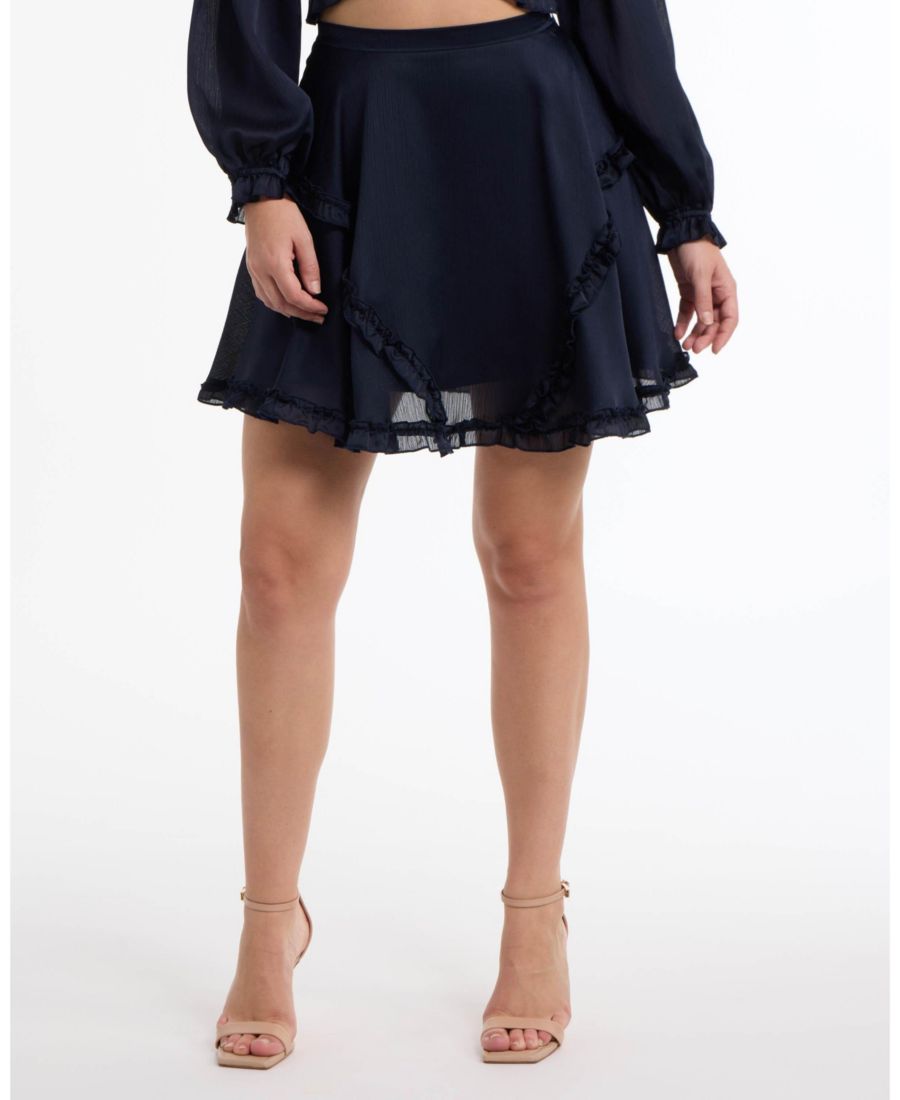 

Женская юбка-рюш Yoryu Bebe, Navy