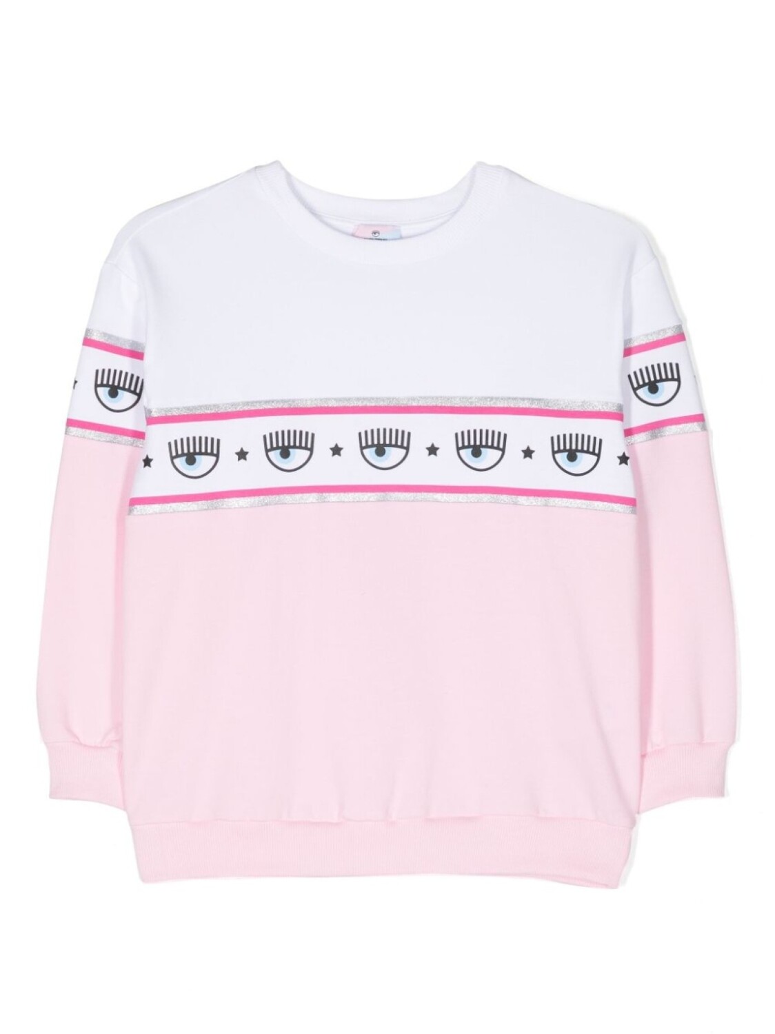 

Chiara Ferragni толстовка с узором Eyelike, розовый