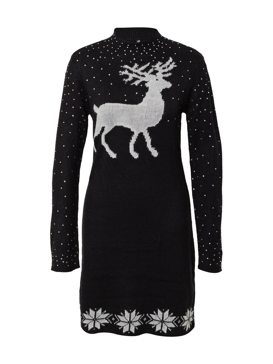 

Вязаное платье PIECES Knitted dress FIRA, черный